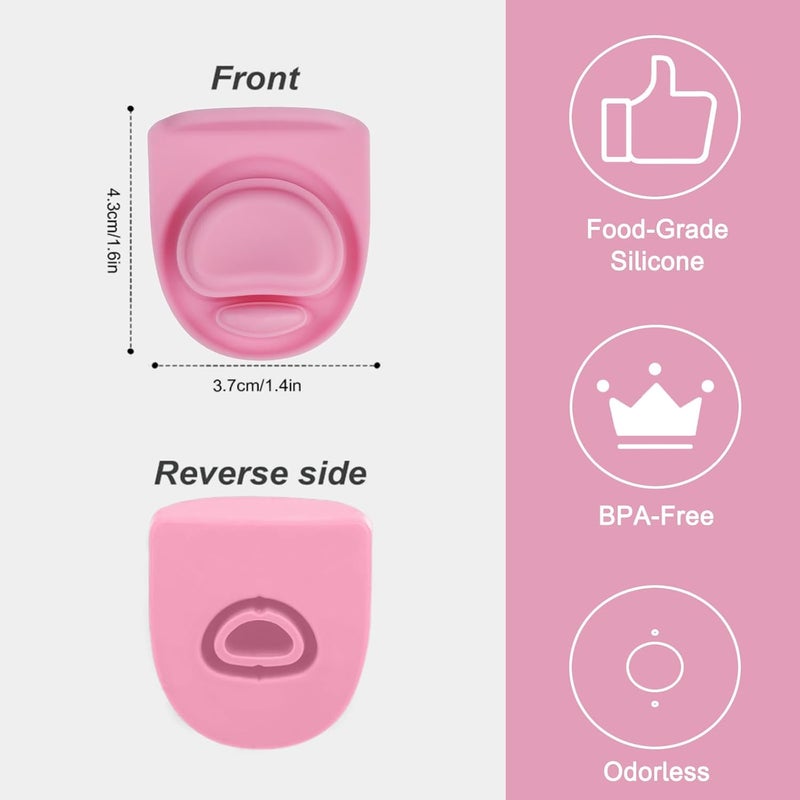 Bulbrite Rubber Seal Replacement Stopper,Silicone Cap Insert, Compatible with Owala Freesip Spout Lid-4 Pack Gasket Stopper Replacement Parts (Multi-Color) - Image 2